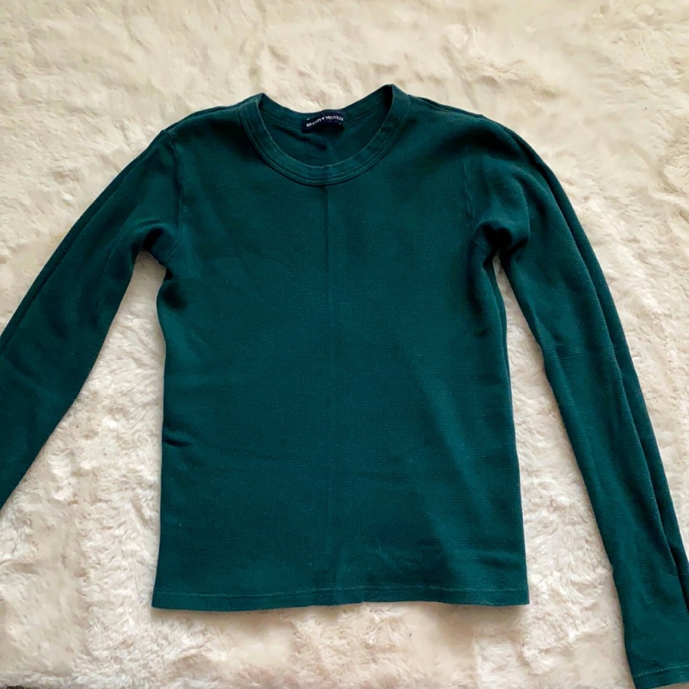 Brandy Melville long sleeve - forest green